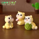 New naughty kitten micro landscape gardening diy crystal ball accessories string ball naughty kitten resin ornaments