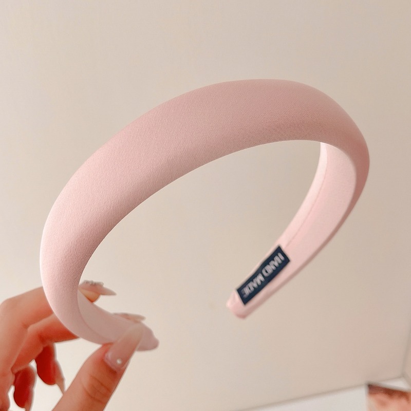 Alta sensibilidad al aro de cabello para mujeres red2024 nuevo estilo para salir correa de cabello universal lavar la cara aro de cabello de borde ancho prensado tarjeta de cabello toque