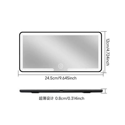 Sun visor rearview mirror, sun visor mirror car led