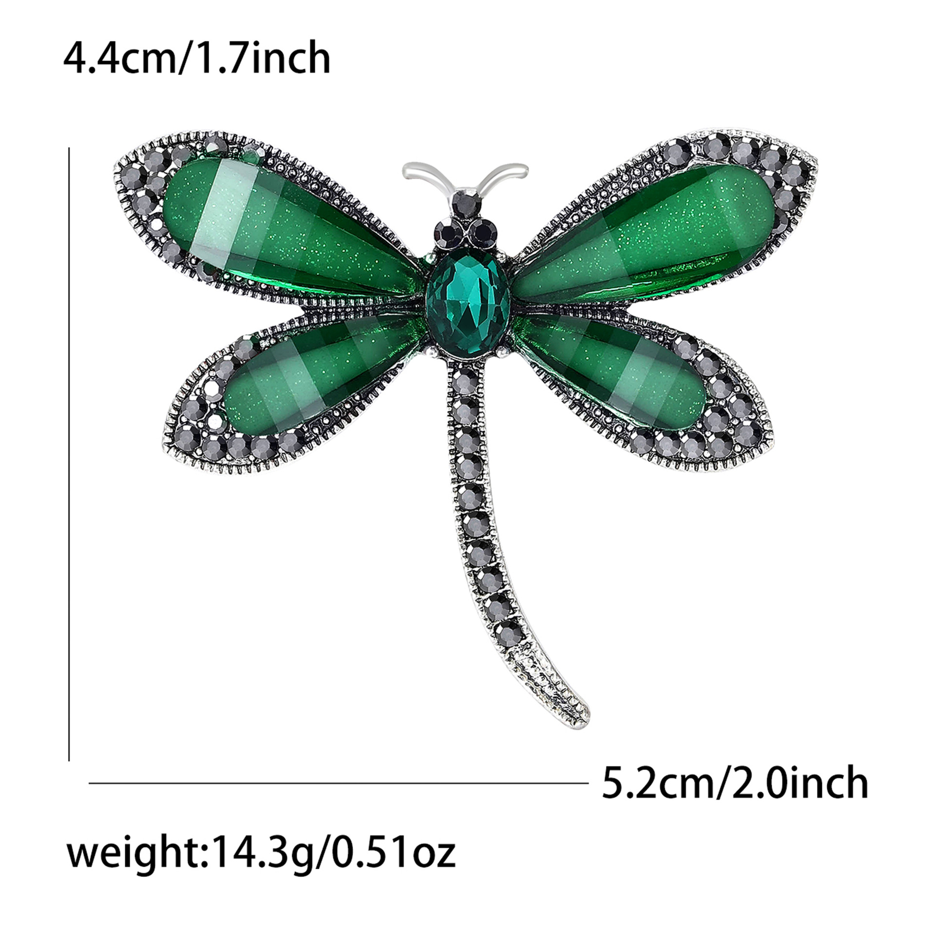 Exquisite Libellenbrosche Aus Metall Und Harz Für Damen Mode_voghion.com