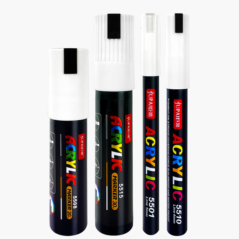 Marcador de acrílico Gianpai pintado a mano graffiti no se desvanece el arte DIY especial marcador de alta luz de gran capacidad
