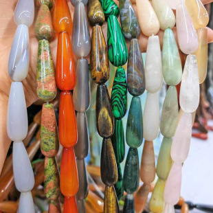 �¿���Ȼʯ10*30mmˮ����ɢ���ֹ�diyë��朹��L�l���Ʒ������l