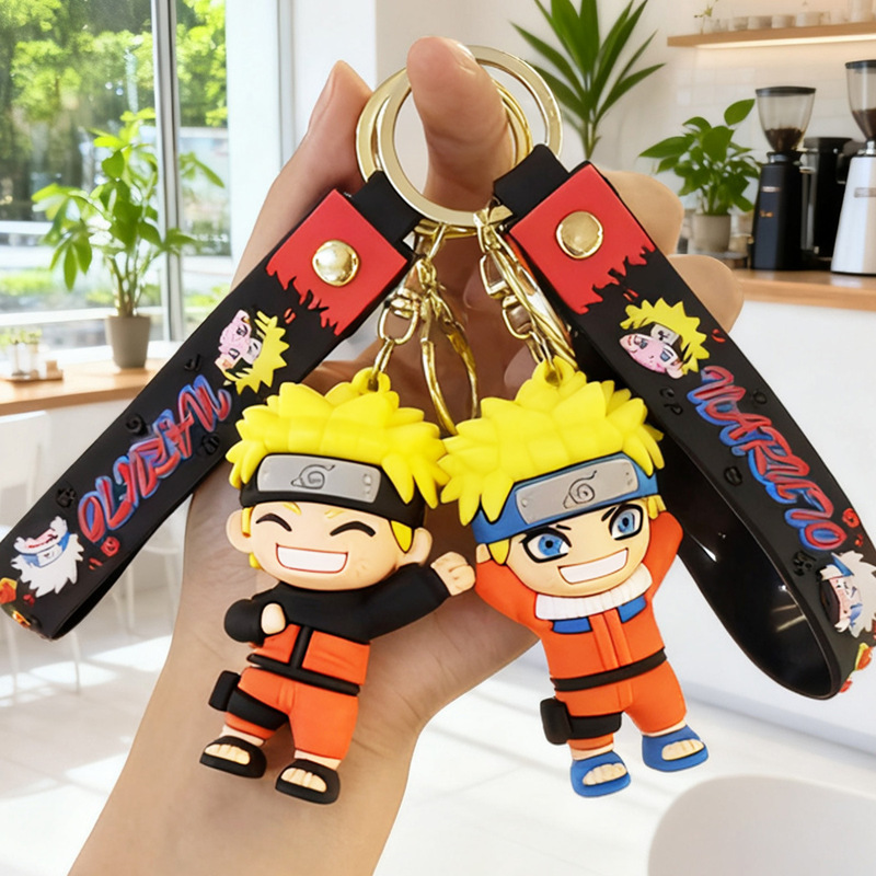 Cartoon Naruto Naruto Keychain Anime Doll Three-Dimensional Soft Plastic Bag Car Key Chain Pendant Wholesale Cartoon Naruto Naruto Keychain Anime Doll Three-Dimensional Soft Plastic Bag Car Key Chain Pendant Wholesale