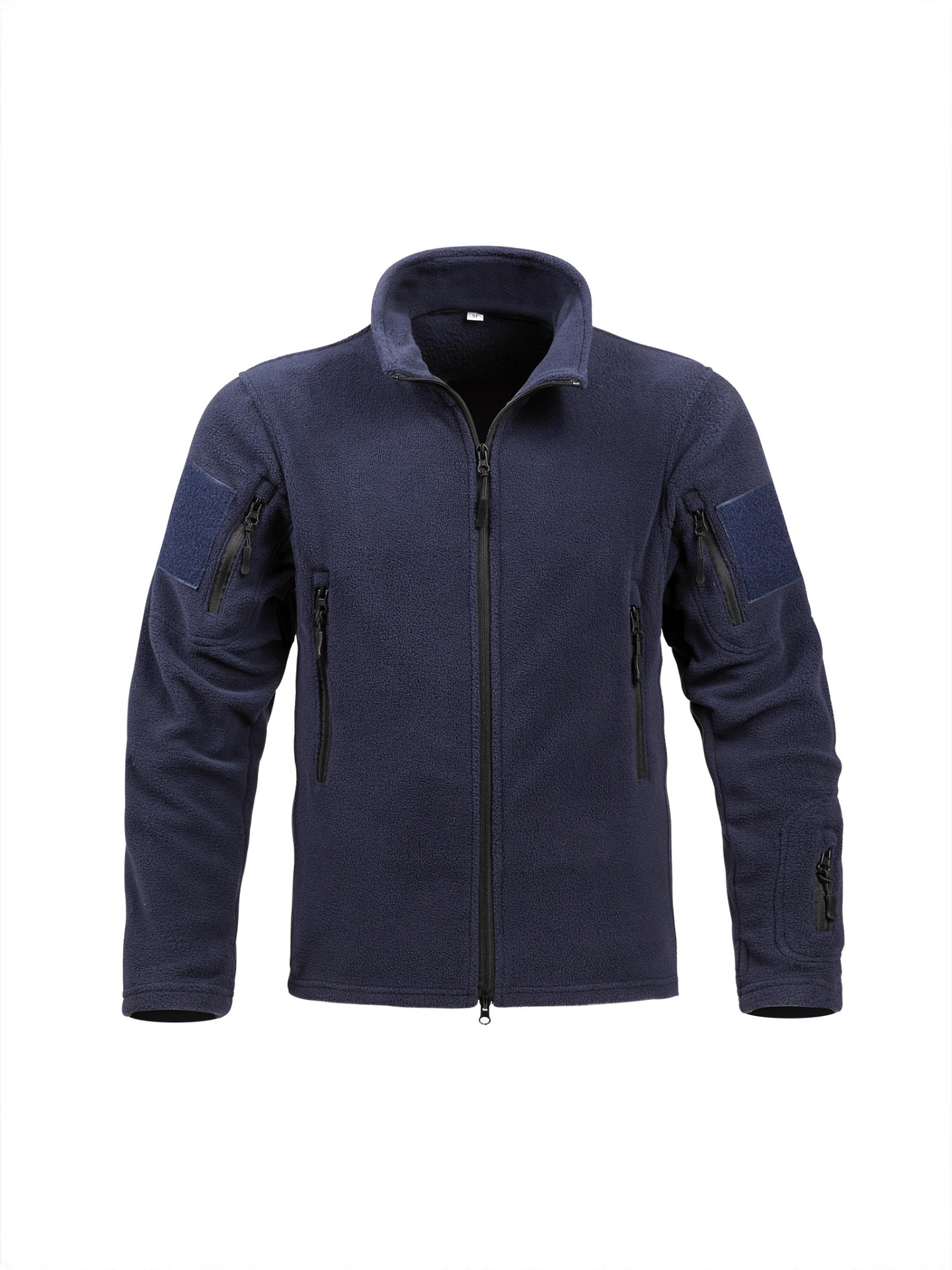Táctica transfronteriza al aire libre de cuello vertical chaqueta de terciopelo para hombre calentamiento revestimiento antifrío chaqueta cardigán chaqueta exterior