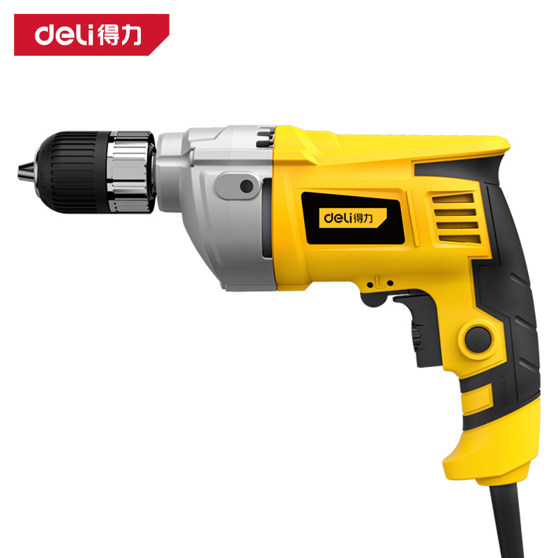 Taladro eléctrico Deli AC, destornillador eléctrico multifuncional, taladro tipo pistola de velocidad ajustable con enchufe para uso doméstico y mejoras del hogar. image 8