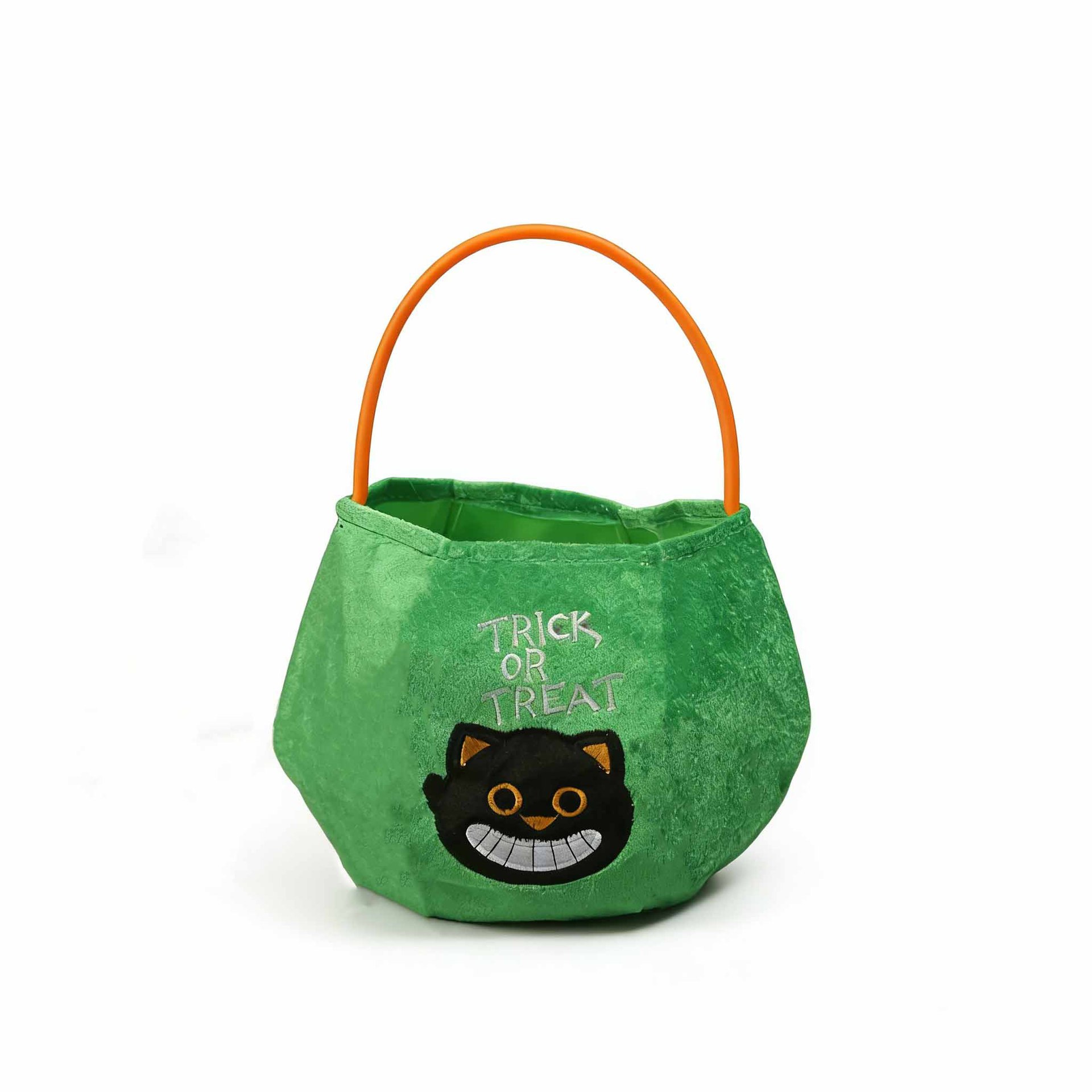 Bolsa de dulces de Halloween portátil bolsas de calabaza tridimensionales para niños regalos props de fiesta de fantasmas brujas transfronterizas props de fiesta de fantasmas