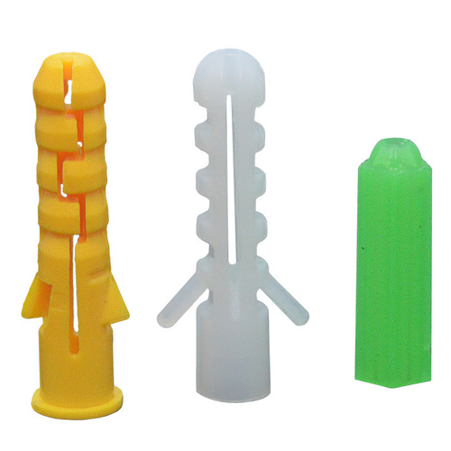 Plastic expansion tube small yellow croaker expansion rubber plug nylon rubber particle expansion plug white green M5M6M8M10