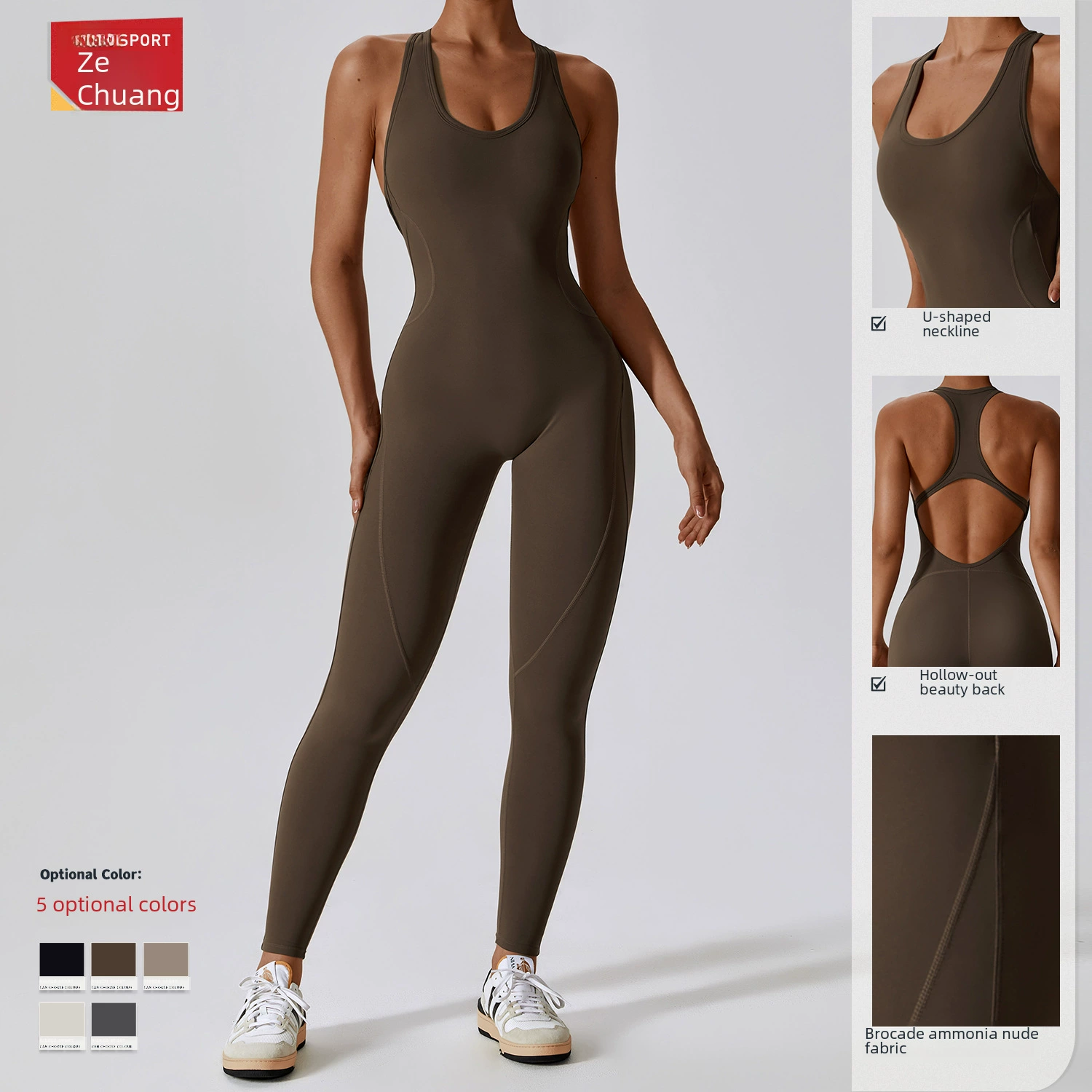 Bodysuit, yoga clothing, European style