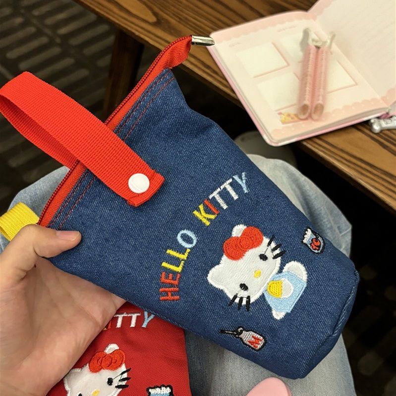Hello kitty, handheld bucket, cute pencil case, organizer bag 4