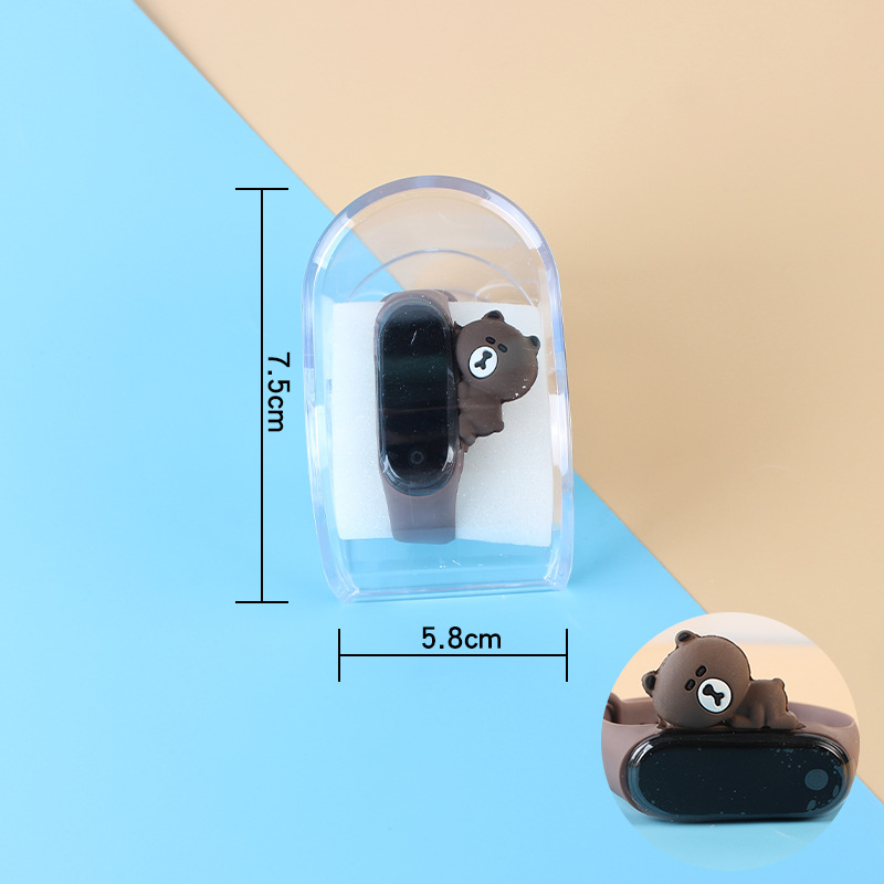 Cartoon silicone fashionable children's doll for students