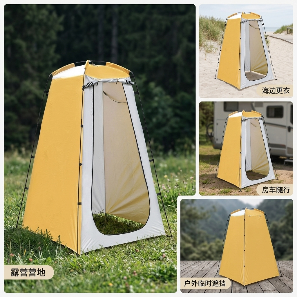 Travel handheld tent for camping for bath for swimming 3
