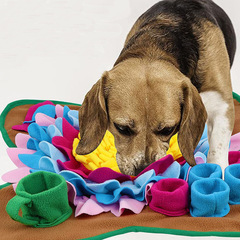 Pet Fleece Toy Mat, Whisker Snuffle Mat, Dog Training Food Hide Scent Mat, Wholesale Pet Supplies