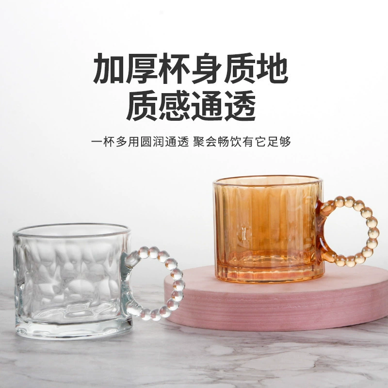 Glass Make Cup wholesale Breakfast Oat Milk Cup Office Large -capacity Tea Water Cup Gift Cup