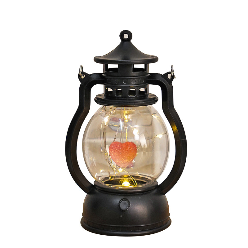 DIY amor pequeña lámpara de aceite 520 Qixia regalo del día de San Valentín dormitorio lámpara de cabecera de la cama luz de atmósfera decoración de escritorio pequeña decoración