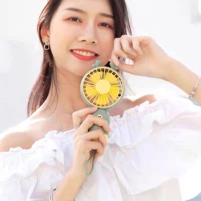 迷你儿童便携式手持小风扇 电动usb可充电卡通可爱手拿小型风扇|ms