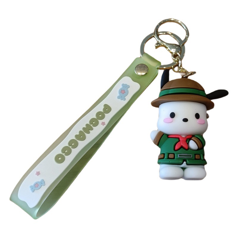 Nueva Sanrio llavero de dibujos animados lindo coolomi muñeca mochila colgante chica bolsa accesorios la cadena dominante