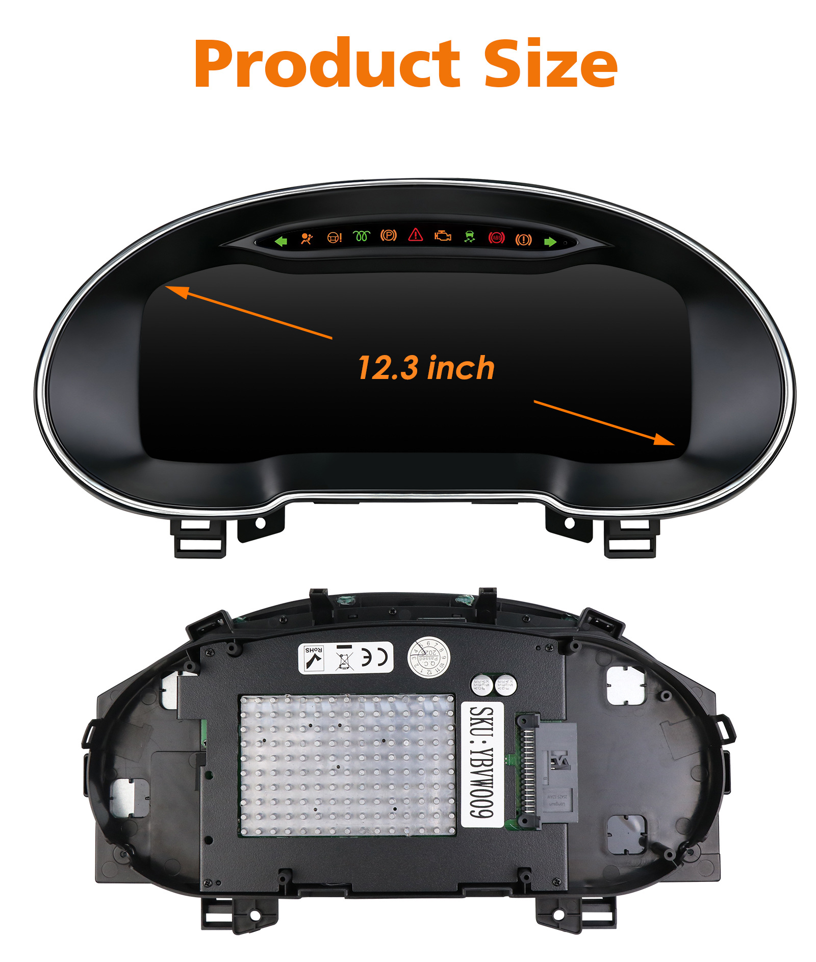 Suitable for Volkswagen Skoda Octavia instrument panel, 2014-2020 models, old-to-new full LCD instrument panel, supports multiple UI options