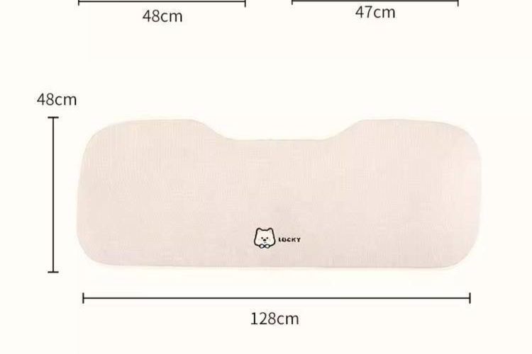 Interior 2026 Asian linen car seat cushion, suitable for all seasons, breathable, high-quality car seat pad, new cartoon cute design