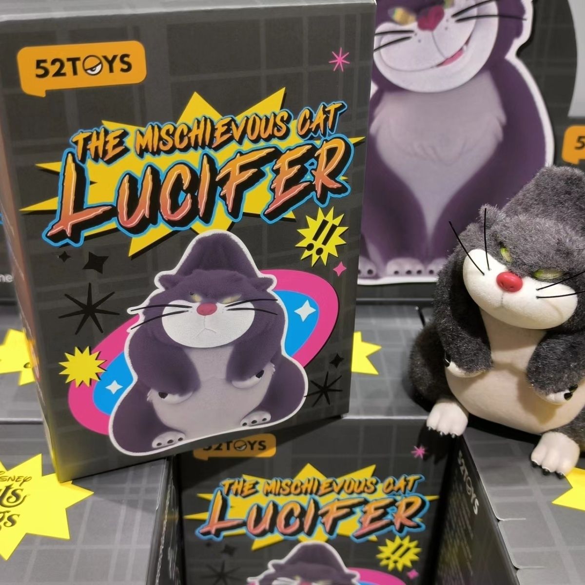 Genuine 52TOYS Disney Bad Cat Lucifer Series Blind Box Trendy Toys…