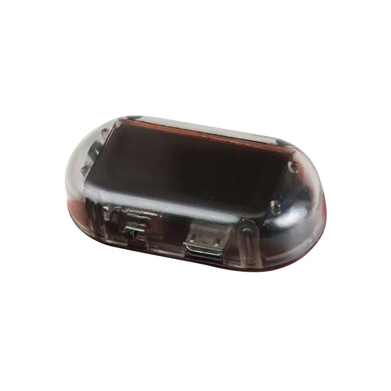 Luz antirrobo del coche interior del coche luz LED modificación sin cableado simulación universal inducción antirrobo luz de advertencia solar