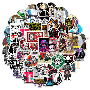 50 Star Wars Graffiti Stickers Superhero Decorative Phone Case Laptop Waterproof Stickers Stickers