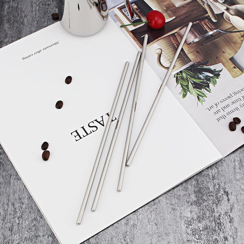 COOKONE18 / 10 barra de acero inoxidable barra de mezcla de café cacao leche batida barra sólida barra de mezcla de cóctel té de leche