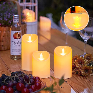 Led Digital Candle Light Artificial Fake Candle Birthday Romantic Confession Stage Wedding Decoration Script Killing Guide Light