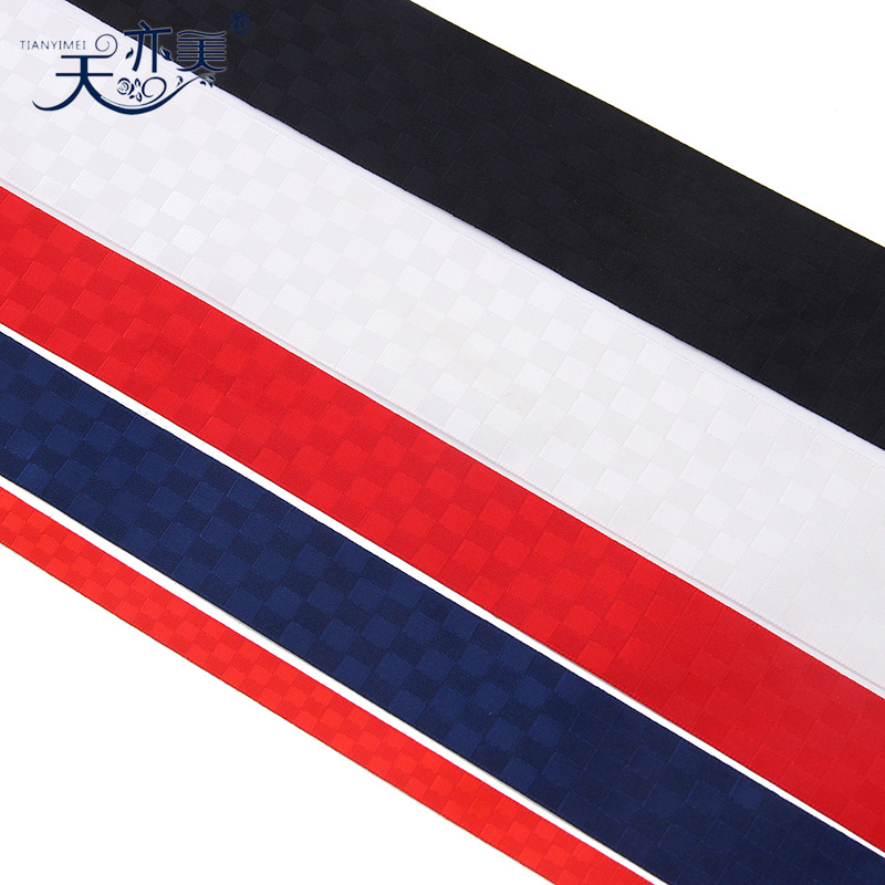 Tianyi Mei cinta de diamante cinta de satén a cuadros DIY accesorios de embalaje hechos a mano cinta