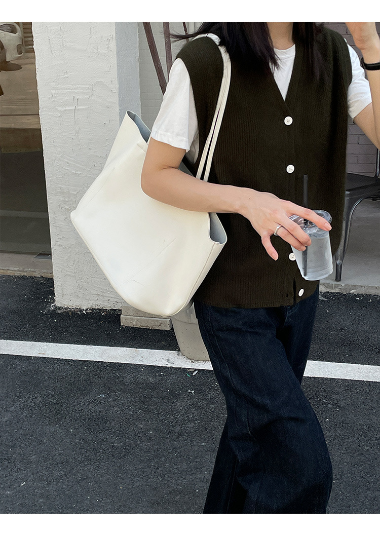 木兰时髦复古小马甲开衫女2023春季新款韩版简约针织上衣女 21507详情22