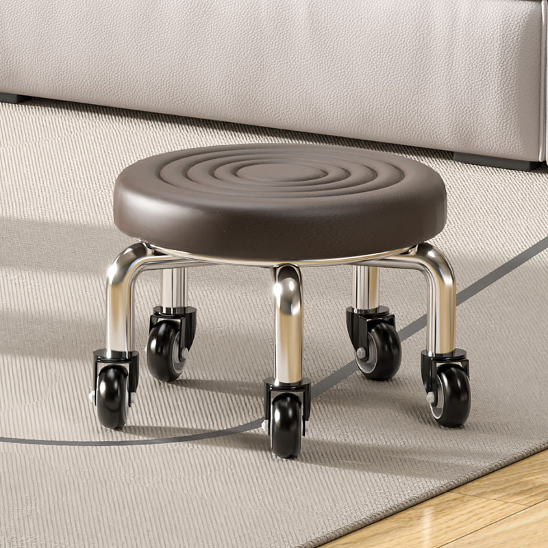 Swivel Small Stool, Small Bench, Round Stool, Household Pulley Low Stool, Chair, Children's Toddler Low Stool, Manicure and Seam Stool
