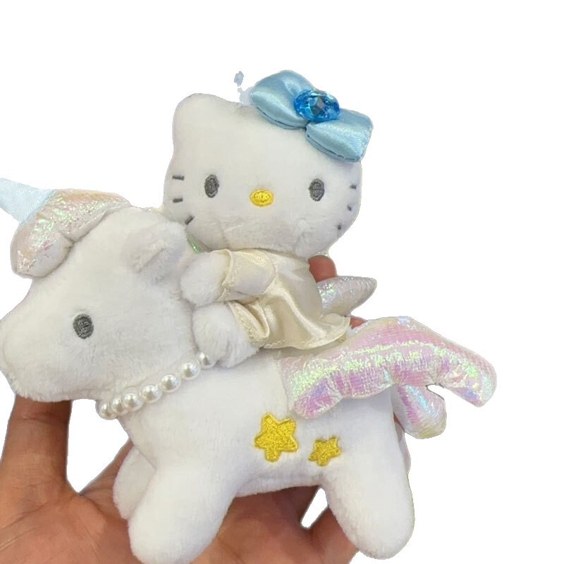 新しいサンリオハローキティ小さなペンダントぬいぐるみかわいい多用途バッグペンダント人形ギフト人形|undefined