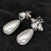 Beads pearl, earrings