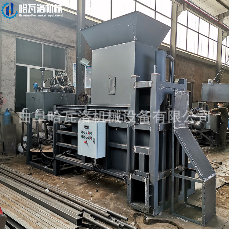 套袋麦糠打包机 稻壳压缩装袋机 木刨花压缩打包机厂家