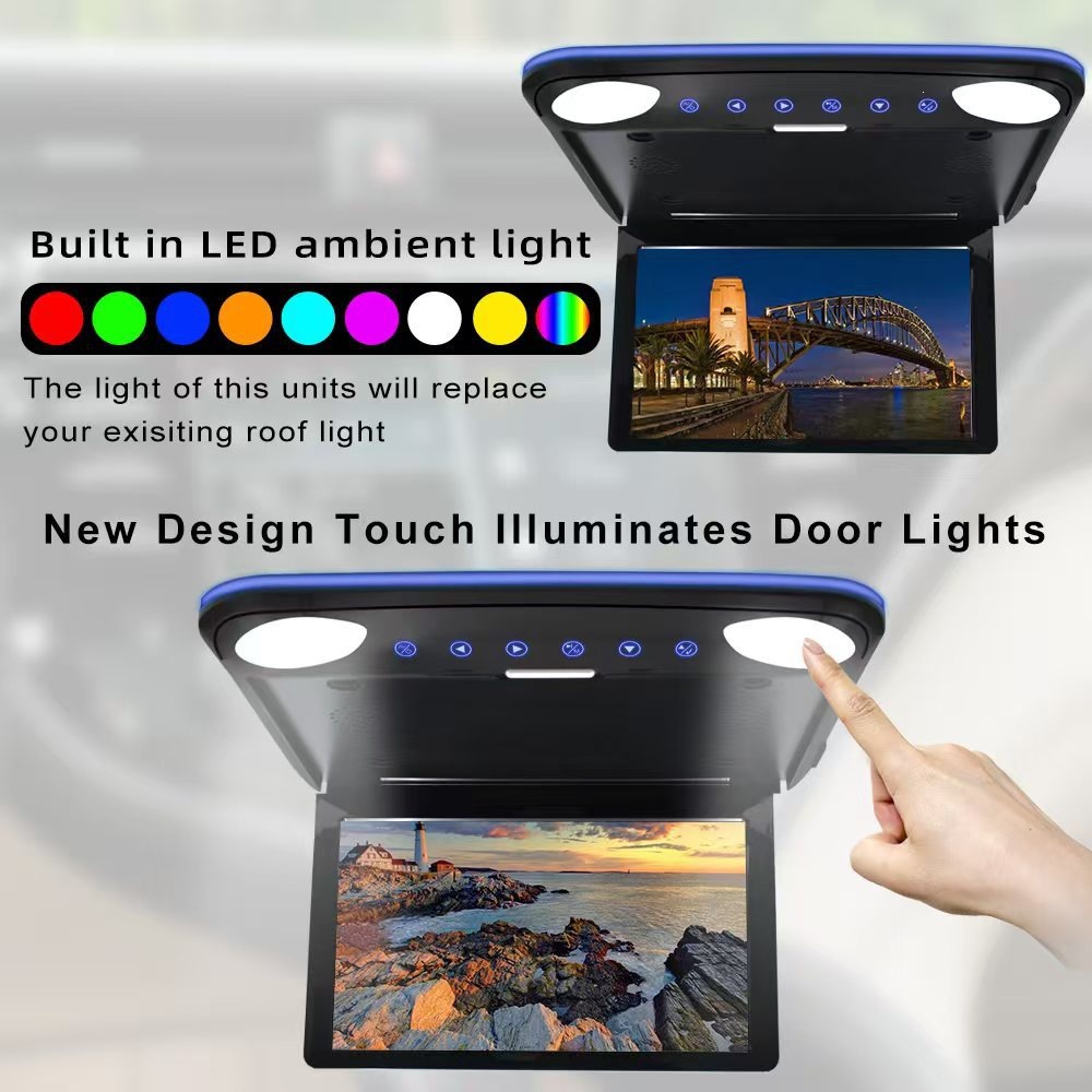 13.3inch Universal Business Vehicle and Bus In-Car Tv Monitor Ips High-Brightness Screen Mp5 Player with HDMI
