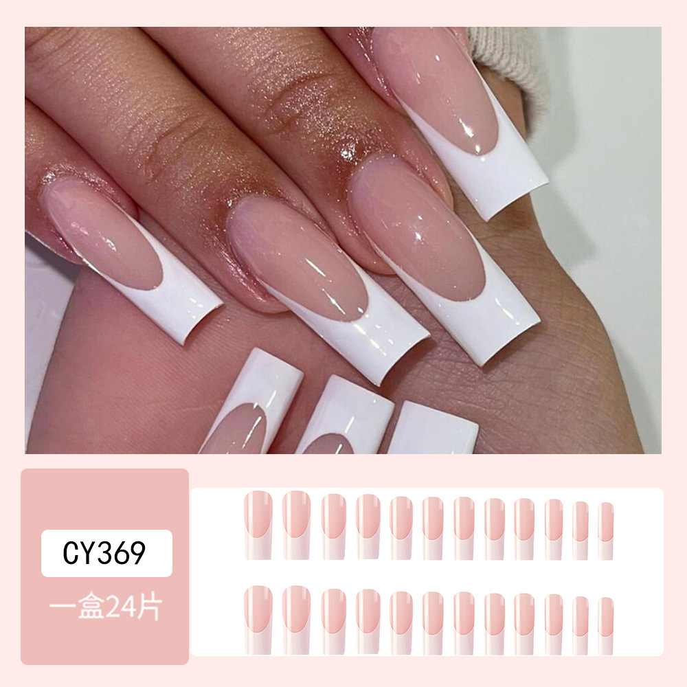 Uñas de uñas largas portátiles Parche de uñas postizas desmontables Sensación de alto nivel Venta al por mayor de uñas portátiles de venta caliente transfronterizas