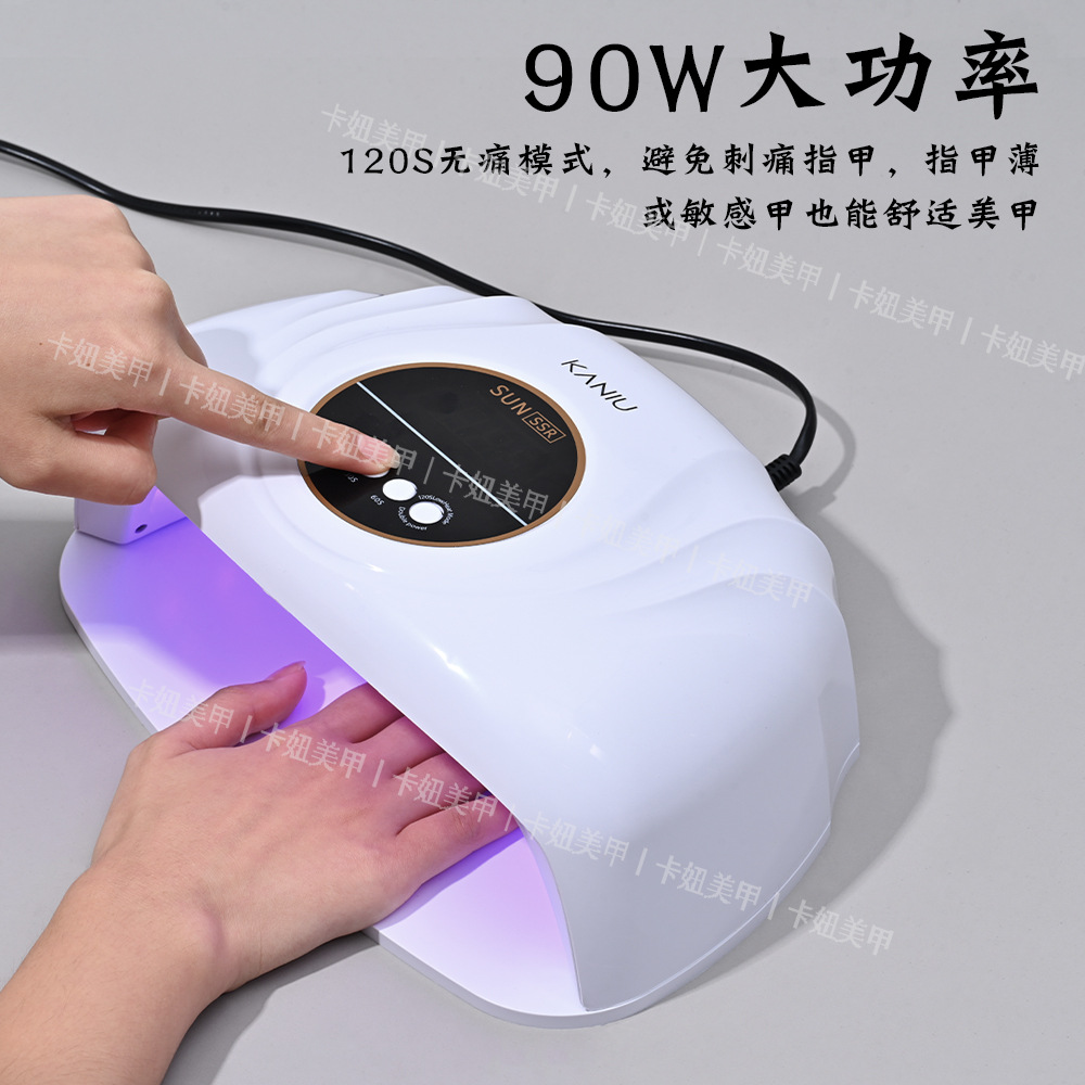 LED UV nail lamp, dual-hand, quick-drying gel light