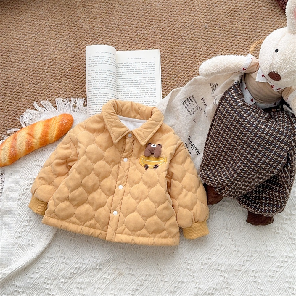 Ropa para niños de calidad Youhe, estilo de invierno para niños, chaqueta abrigada acolchada de algodón, ropa exterior acolchada, abanico de moda, bebés y niños al por mayor