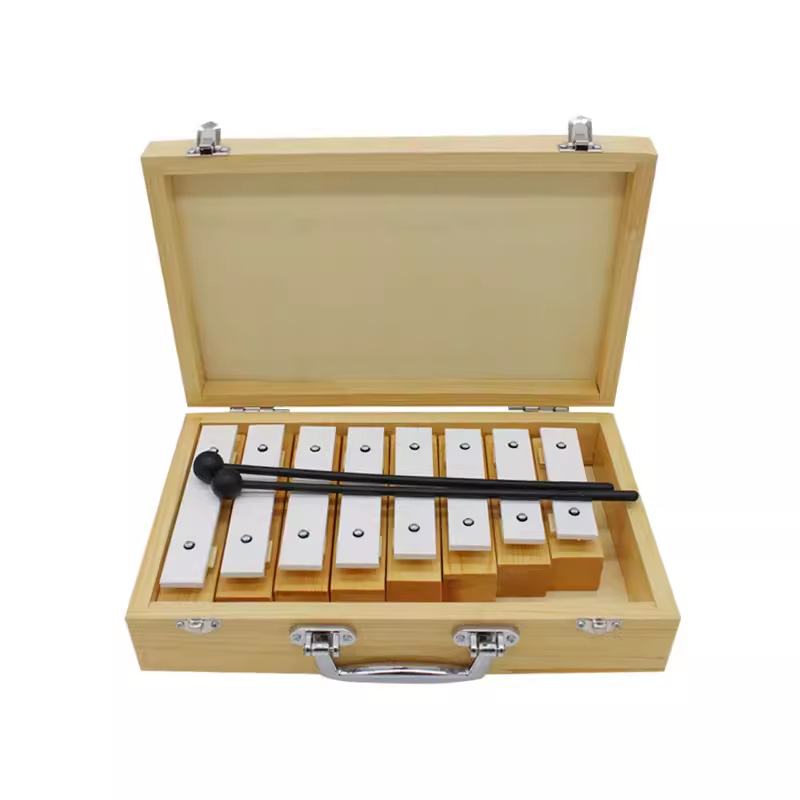 Sonido ladrillo Orf útiles de enseñanza profesionales de ladrillo de sonido de octavo de la educación de la mañana sonido bloques de jardín de infantes estudiantes de piano de mano campana