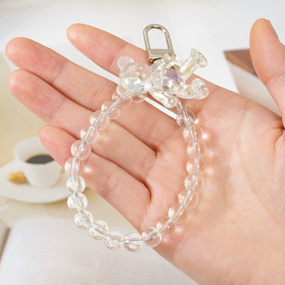 XH Creative Protective Case with Cute Bear Pendants & Bracelets - Stylish Accessory Set