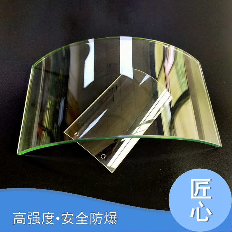Manufacturer Customized Curved Steel Glass, Hot-Bent Glass, Microwave Oven, Home Appliance Glass Protective Cover, Size and Curvature Can Be Customized