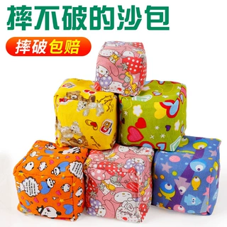 田径运动丢沙包幼儿园小学生手抓迷你小沙包手工玩具袋绳帆布沙包