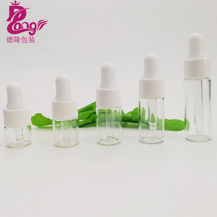 【工厂现货】1ml-5ml螺口拉管制瓶西林瓶 精华液原液分装滴管瓶