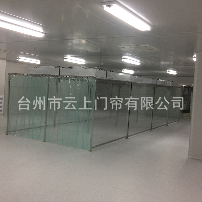 PVC防静电门帘 车间PVC网膜格门帘 黑色遮光防尘隔断透明门帘-阿里巴巴
