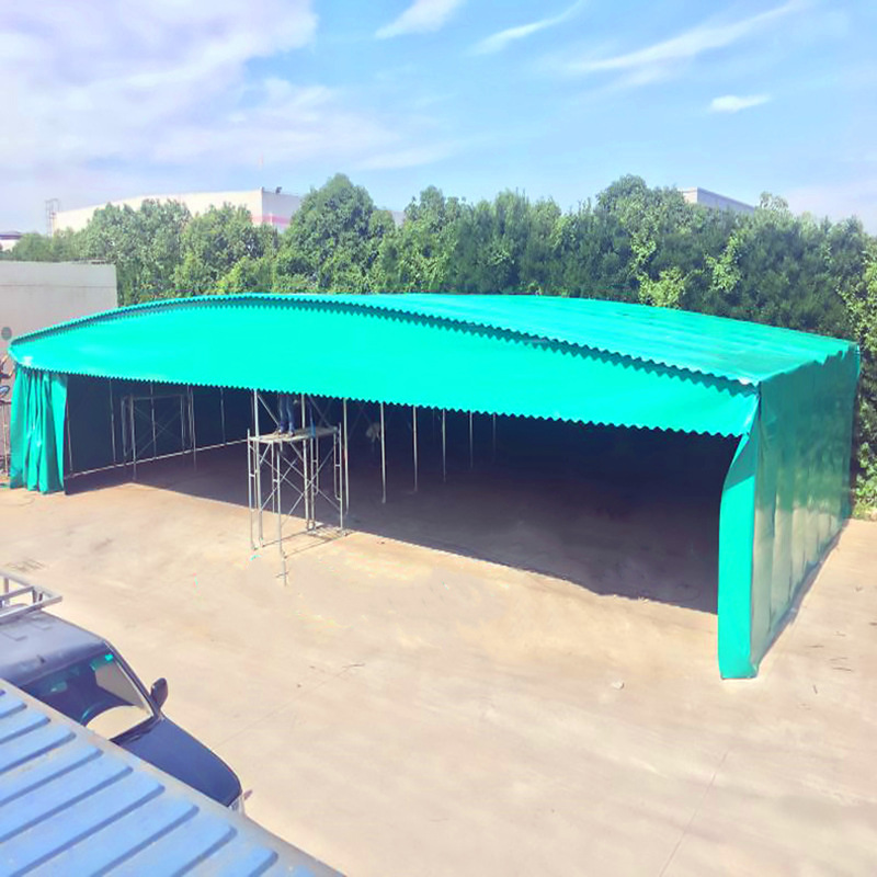 Electric sliding roof Electric Canopy factory Warehouse logistics activity Night market Parking sunshade Awning wholesale