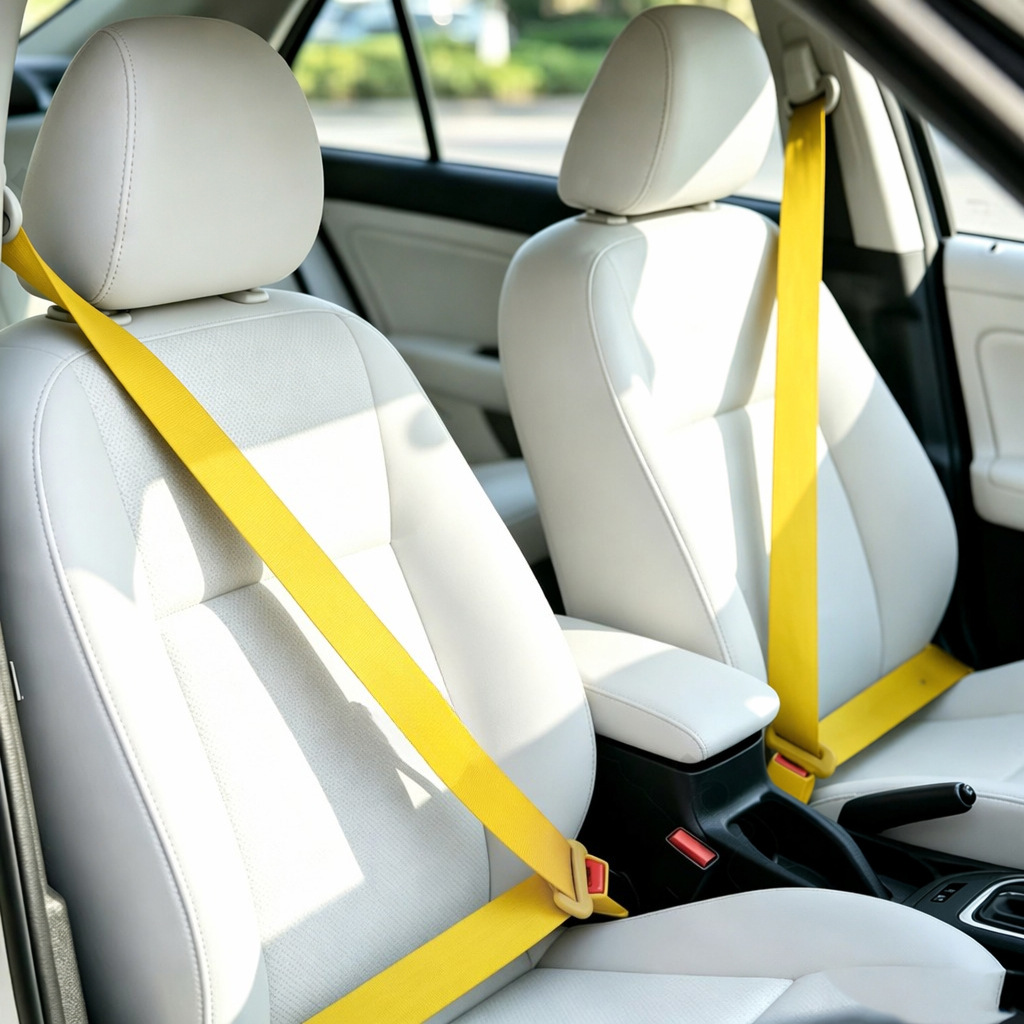 Universal car seatbelt 3.6m with a length and width of 4.8CM, suitable for most car modifications, high-quality seatbelt