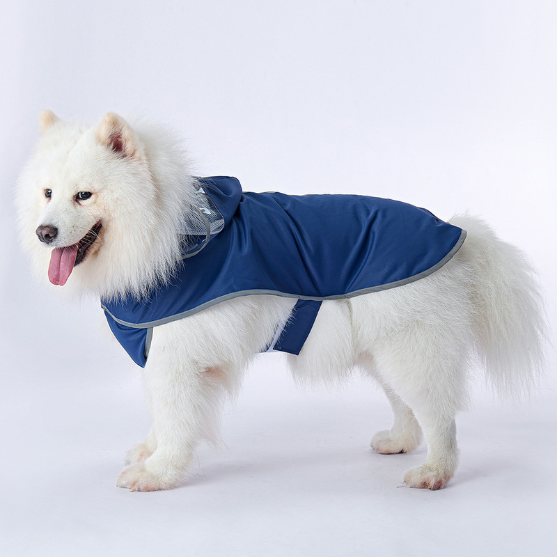犬クロスボーダー反射ペットレインコート大型犬アウトドア防水犬突撃服柴犬金毛服現物|undefined