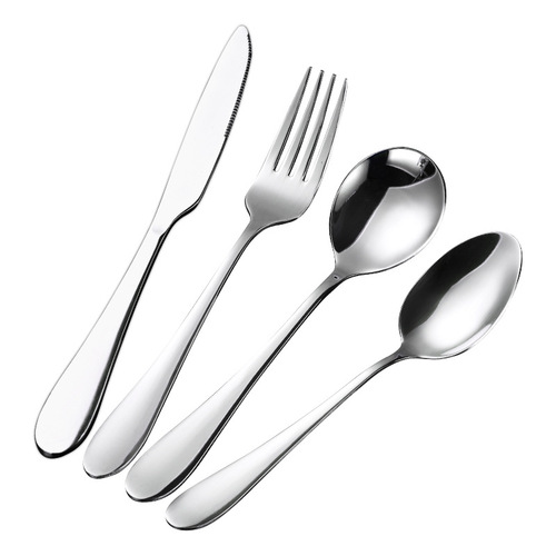 Set of 1012 stainless steel cutlery spoons and forks, coffee spoons, hotel steak knives, dining tableware set for wholesale