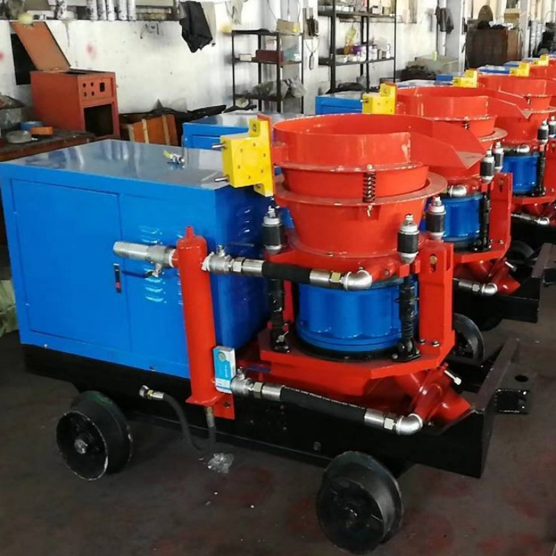 inyección de hormigón de alta eficiencia para máquina de pulverización automática de alimentación para construcción de túneles