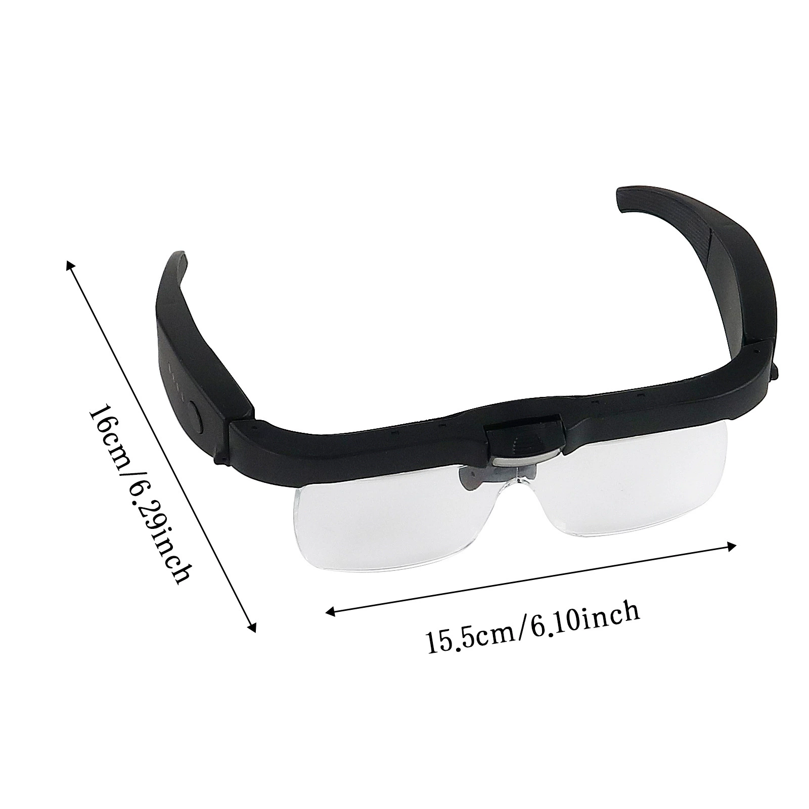 Складная рамка с мульти-увеличением на голове увеличительное стекло USB зарядка со светодиодной подсветкой акриловые линзы 12539DC2