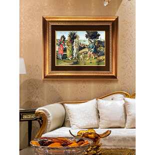Elegant Solid Wood Oil Painting Frame, Custom Large-size Pho